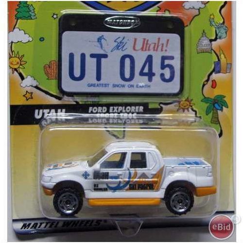 MBAA Matchbox Across America UTAH FORD EXPLORER SPORT TRAC Pickup & License