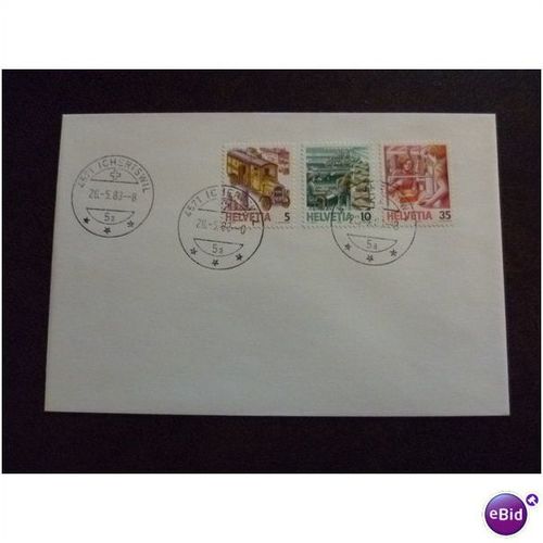 Switzerland 1988 The Post stamps cover Ichertswil Mail