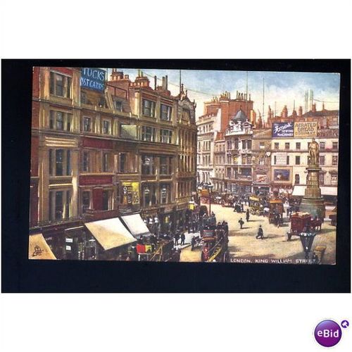 TUCK OILETTE Postcard 7219 "King William Street"