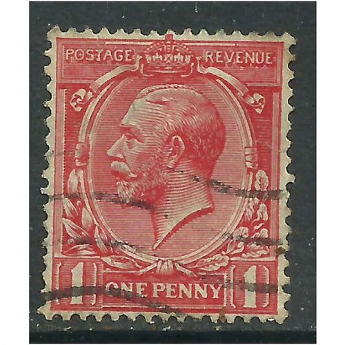 GB 1924 - 26 KGV 1d Scarlet Stamp Wmk 111 SG 419 (A521