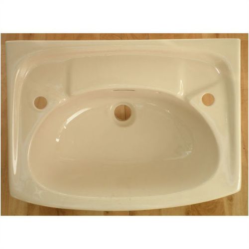 Trent Supaline 63cm 2 Tap Hole Basin in CHAMPAGNE