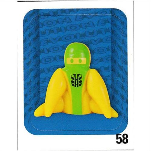 Power Gogo's Crazy Bones Series 2 Stickers - #58 - Eken