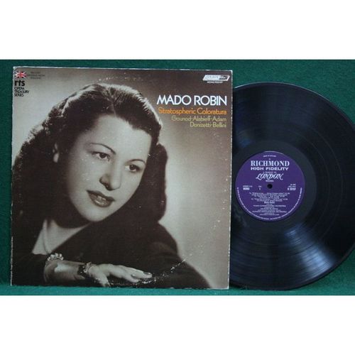Mado Robin - Stratospheric Coloratura-Gounod, Alabieff, Adam - R 23197 - EX+