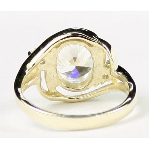 Cubic Zirconia (CZ), 10KY Gold Ring, R021