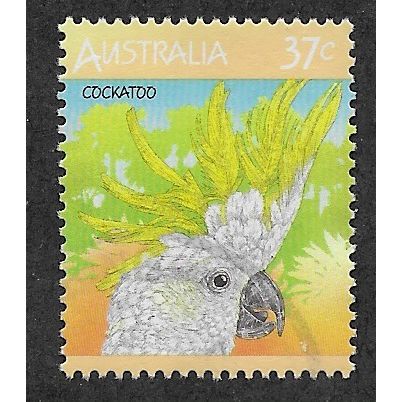 AUS 1986 37c 'AUSTRALIAN WILDLIFE -COCKATOO (1ST SERIES)' FINE USED (EBID60-003)