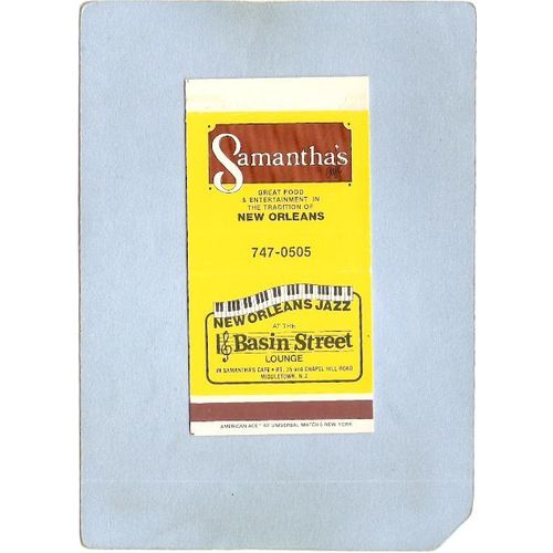 New Jersey Middletown Matchbox Samantha's Cafe Rt 35 & Chapel Hill RdFeatu~3429