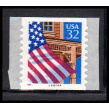 2915Av 32c U.S. Flag Over Porch Fine MNH CNS 44444A V/UL PA6058