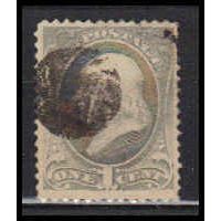 Used 206 1c Benjamin Franklin Fine RA0420
