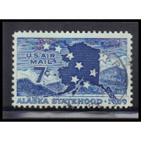 Used C53 7c Alaska Statehood Fine KA7470