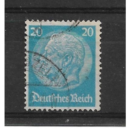 Germany.SG502B 20pf Pres van Hindenburg (Blue).Fine Used.Nov21