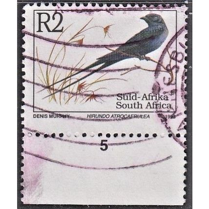 South Africa, 1993 R2 Blue Swallow, SG 818 (Scott #752), used