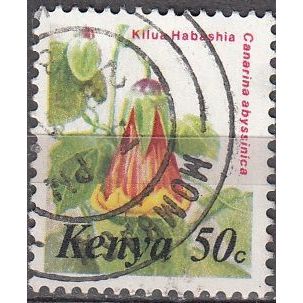 Kenia 1983 Michel 244 O Cote (2005) 0.10 Euro Fleur Canarina abyssinica