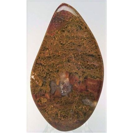 Yellow Moss Agate Freeform Gemstone Cabochon 56