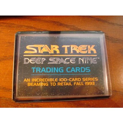 1993, Skybox, Rare Promo Header Card Ad, DEEP SPACE NINE