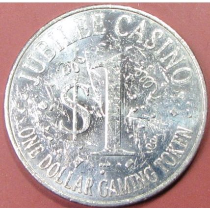Jubilee. $1 Casino Token. Cripple Creek, CO. 05A.