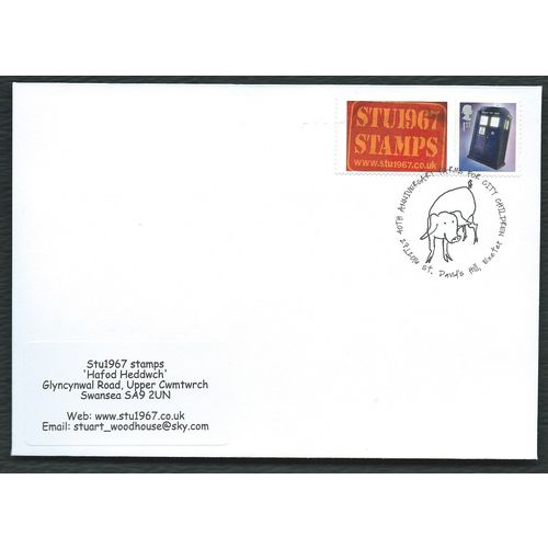 2016 1ST (S/A) DR WHO + STU1967 TAB' 40TH ANN FARMS- EXETER 'PMK (EBIDPACK3705a)