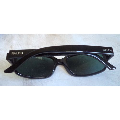 NEW nos Ralph Lauren RA5011 Black sunglasses womens cool designer eyewear