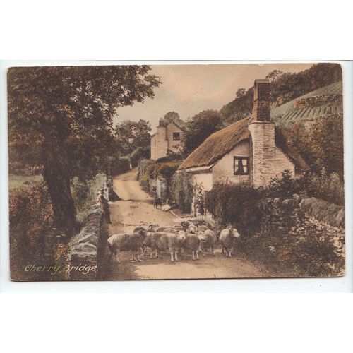 Cherry Bridge Lynton Devon Postcard 59423a