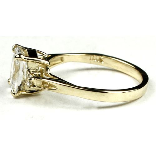 Cubic Zirconia (CZ), 10KY Gold Ring, R171