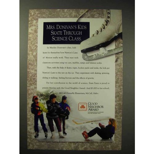1993 State Farm Insurance Ad - Mrs. Donivan's Kids