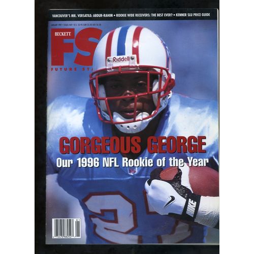 EDDIE GEORGE Beckett FS Monthly 1997 #69 "GORGEOUS GEORGE" NFL ROY