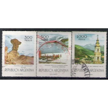 Argentina N° 1075 1076 1084 YVERT OBLITERE ( USED )