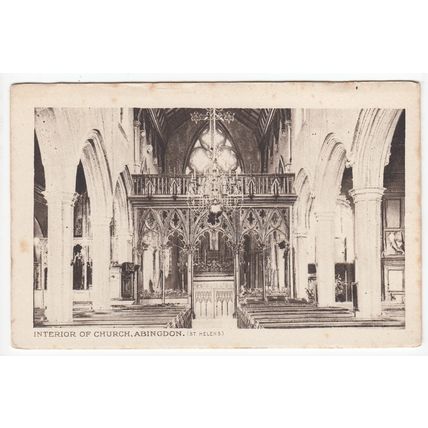 St Helen's Church Abingdon Oxfordshire Postcard Publisher William H Hooke