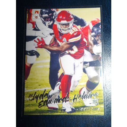 2020 Panini Chronicles CLYDE EDWARDS-HELAIRE (Chiefs) Luminance Rookie Card #218