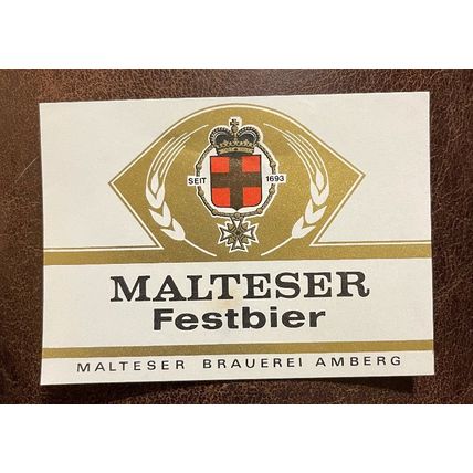 Older German Beer Label 109
