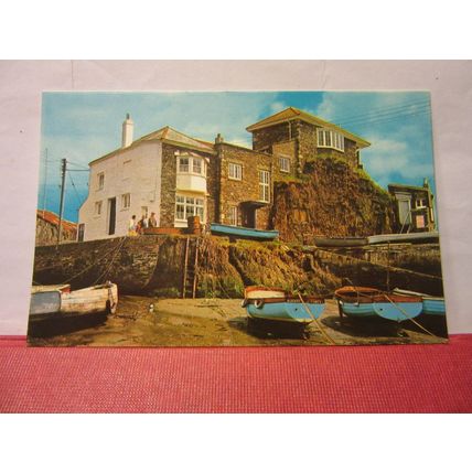 JOHNNY FRENCHMAN'S HOUSE, MEVAGISSEY. unused vintage postcard by Constance =