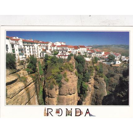 Malaga Ronda Spain Postcard posted 2005 creased