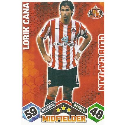 Match Attax Extra 2009/10 Collection: Club Captain, Sunderland - Cana