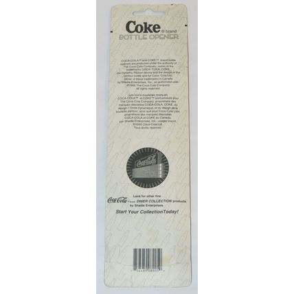 1995 Coca-Cola Zinc Plated Bottle Opener- NOS!