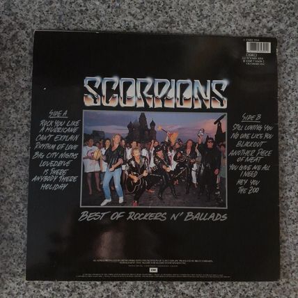 Scorpions – Best Of Rockers 'N' Ballads - COVER ONLY , NO LP , COVER ONLY, NO LP