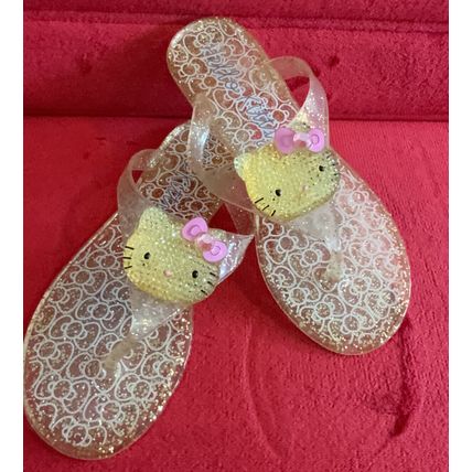 New Pair Of Sanrio 2015 Hello Kitty Jelly Slip on US6 Women’s Sandals