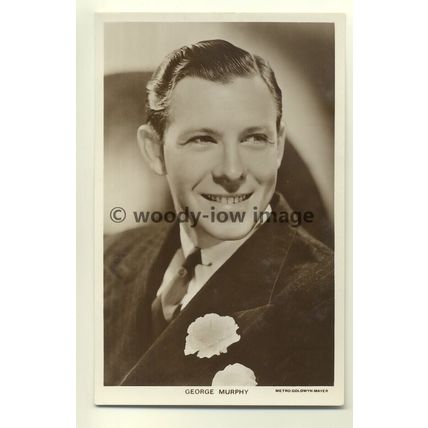 b0002 - Film Actor - George Murphy - Picturegoer Postcard 1000a