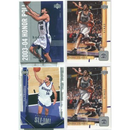 PEJA Pedrag Stojakovic 9x card lot