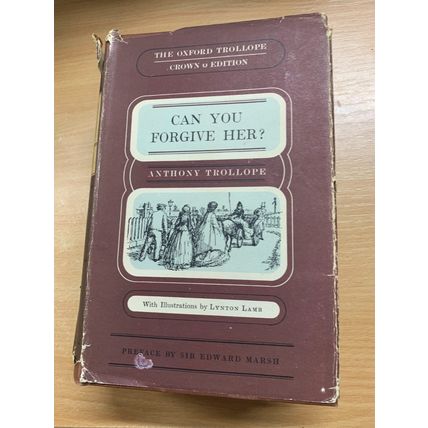1948 ANTHONY TROLLOPE "CAN YOU FORGIVE HER?" VOLUMES 1 & 2 BOOKS (P8)