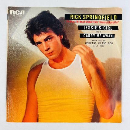 Rick Springfield – Jessie's Girl / Carry Me Away 45RPM Single Record 7" Vinyl 45