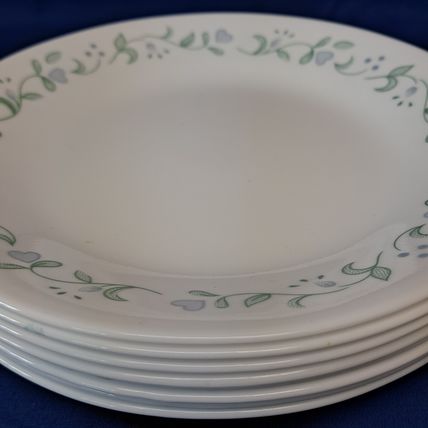 Vintage 8 CORELLE By Corning COUNTRY COTTAGE 6 3/4" BREAD & Butter PLATE Dessert