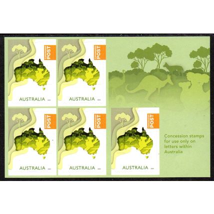 AUSTRALIA: 2023, CONCESSION POST, SELF-ADHESIVE MNH BOOKLET OF 5 STAMPS.