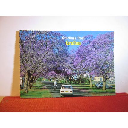 MARY STREET, GRAFTON, N.S.W. AUSTRALIA used postcard c.1980 pm =