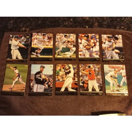 1996 Upper Deck Box Set 22 Cards Cal Ripken Jr Gold Foil Stamping Each Card