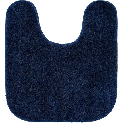 Garland Rug Traditional Nylon Washable Navy 4 Piece Set - Lid, Contour, 2 Bath R