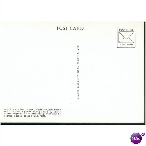 GB Postcard - West Country Mails Gloucester Coffee Hs..