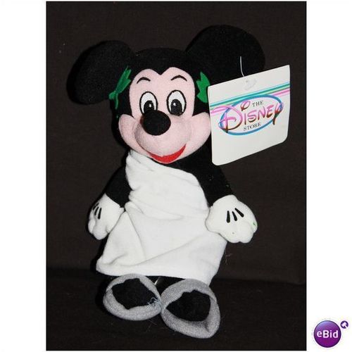 Disneys Toga Mickey Bean Bag WT