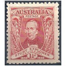 Australia 1930 SG117 1 1/2d Scarlet Mounted Mint.