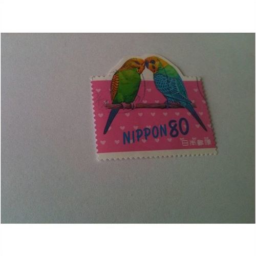 JAPAN 1998 BUDGERIGARS 80 USED