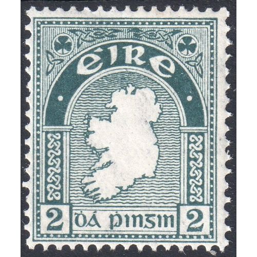 1922 Ireland Sg74 2d Grey-Green wmk SE Fresh un mounted mint MNH (G115)