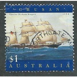 AUS 1998 $1.00 'SHIP PAINTINGS' FINE USED (EBID40-294)